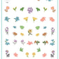 layered-nail-art-stamping-plate-inspo-card-with-colorful-designs-of-flowers-and-leaves