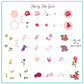 layered-nail-art-stamping-plate-how-to-card-showing-colorful-designs-of-flowers-and-lace-designs