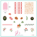 Inspirational Kits - Floral Trio -  Plum 1