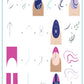 layered-nail-art-stamping-plate-how-to-card-with-colorful-french-tip-designs-swirls-leaves-geometric-shapes
