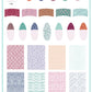 French-Textile - Collection 1 (CjS-227) Steel Nail Art Layered Stamping Plate