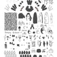 Gobble Till You Wobble (CjS-H-68) Steel Nail Art Stamping Plate