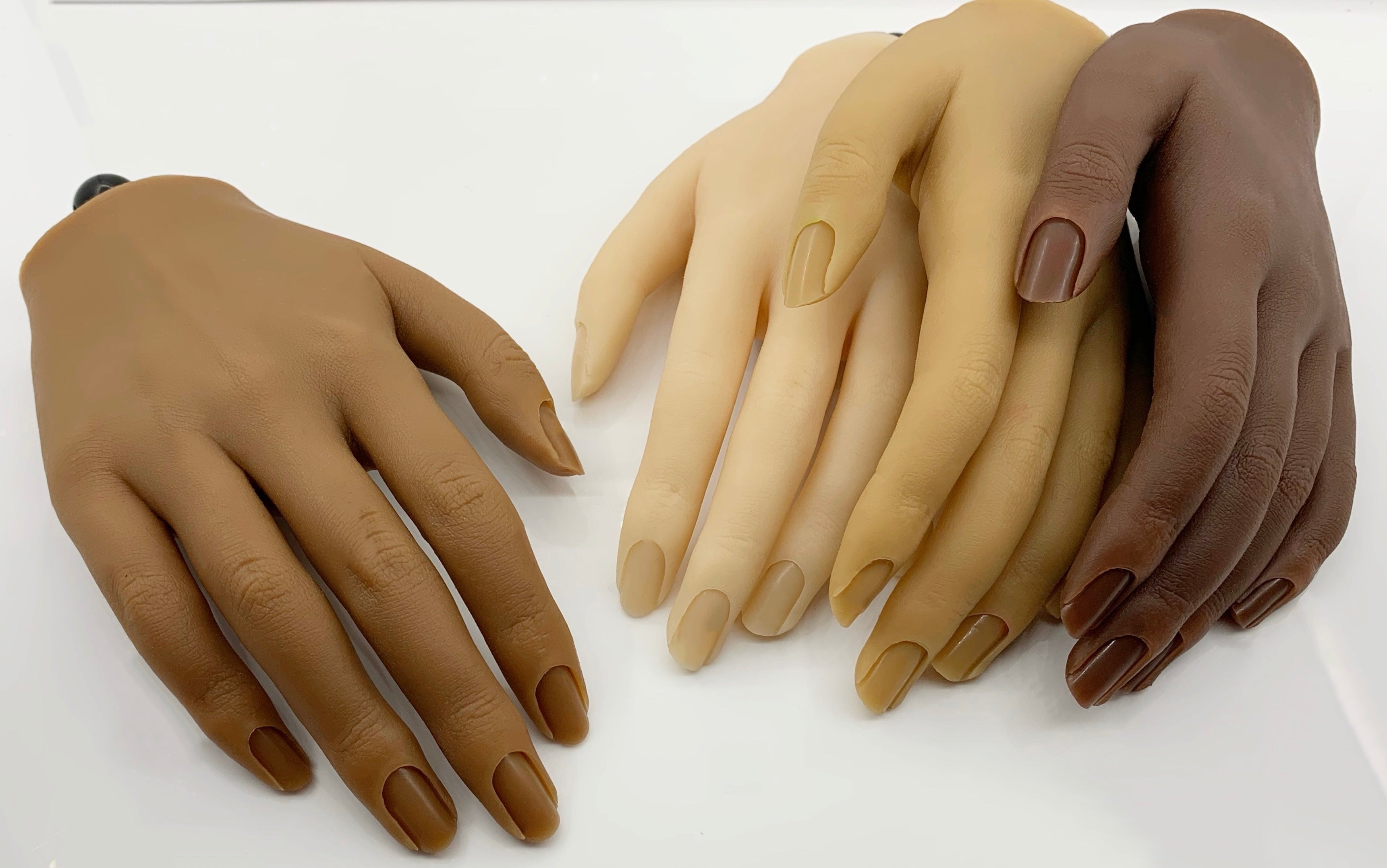Clear Hand Display Silicone Display Hand – Clear Jelly Stamper