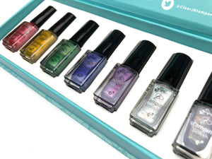 Stamping Polish Kit - Holo (7 Colors) Polish Kits Clear Jelly Stamper 