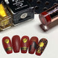set-of-nail-tips-showing-layered-nail-art-designs-of-patterns-and-words-romeo-romeo