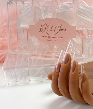 Koko & Claire Clear Full Coverage Tips Box