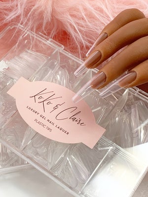 Koko & Claire Clear Full Coverage Tips Box