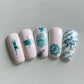 Eat, Sleep, Yoga, Repeat! (CjS-206) Steel Stamping Nail Art Plate 8 x 8 Clear Jelly Stamper 