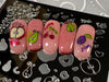 Fruit Cocktail Collection - Take Your Pick! (CjS-210) Steel Nail Art Layered Stamping Plate