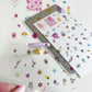 Clear Color Nail Art Placement Card for Previous Plates - Holiday
