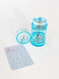 Lil Bling Stamper - Teal Clear Jelly Stampers Clear Jelly Stamper 