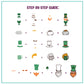 I Pinch Back (CjSH-86) Steel Nail Art Stamping Plate