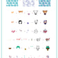 layered-nail-art-stamping-plate-how-to-card-with-colorful-images-of-clouds-sushi-and-unicorns