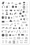 Ahoy Matey (CjSLC-15) - Steel Stamping plate 14 x 9 Clear Jelly Stamper 