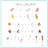 Lengthen Night and Shorten Day (CjS-271) Steel Nail Art Stamping Plate