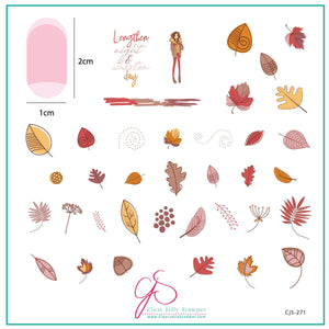 Lengthen Night and Shorten Day (CjS-271) Steel Nail Art Stamping Plate
