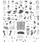 layered-nail-art-stamping-plate-with-colorful-designs-celebrating-usa-fireworks-gnomes-stars-and-stripes-and-words-for-nail-art