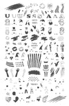 Fourth of July (CjS-255) Steel Nail Art Stamping Plate