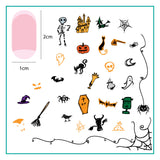 Haunted Doodle (CjSH-38) Steel Stamping Plate 6x6 Clear Jelly Stamper 