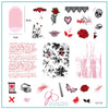 My Edgy Valentine (CjSV-36) Steel Nail Art Stamping Plate