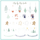 Patchwork Holiday (CjSC-75) Steel Nail Art Stamping Plate