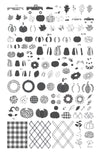 cjs-220-pattern-pumpkins-clear-jelly-stamper-steel-nail-art-layered-stamping-plate-patterns