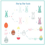 Patterned Spring - Four (CjS-288) Steel Nail Art Stamping Plate