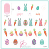 Patterned Spring - Four (CjS-288) Steel Nail Art Stamping Plate