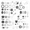 Patterned Spring - Three (CjS-287) Steel Nail Art Stamping Plate
