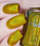 Holo 2 - Proceed with Caution - Nail Stamping Color (5 Free Formula) Polish Clear Jelly Stamper 