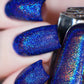 Holo 5 - Blue Lagoon - Nail Stamping Color (5 Free Formula) Polish Clear Jelly Stamper 
