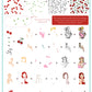 Pin-Up (CjSLC-85) Steel Nail Art Stamping Plate