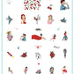 Pin-Up (CjSLC-85) Steel Nail Art Stamping Plate