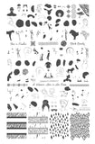 Pride of Black Beauty (CjSLC-92) Steel Nail Art Stamping Plate