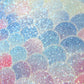 Large (14x9) - Stamping Plate Storage Binder - Rainbow Mermaid