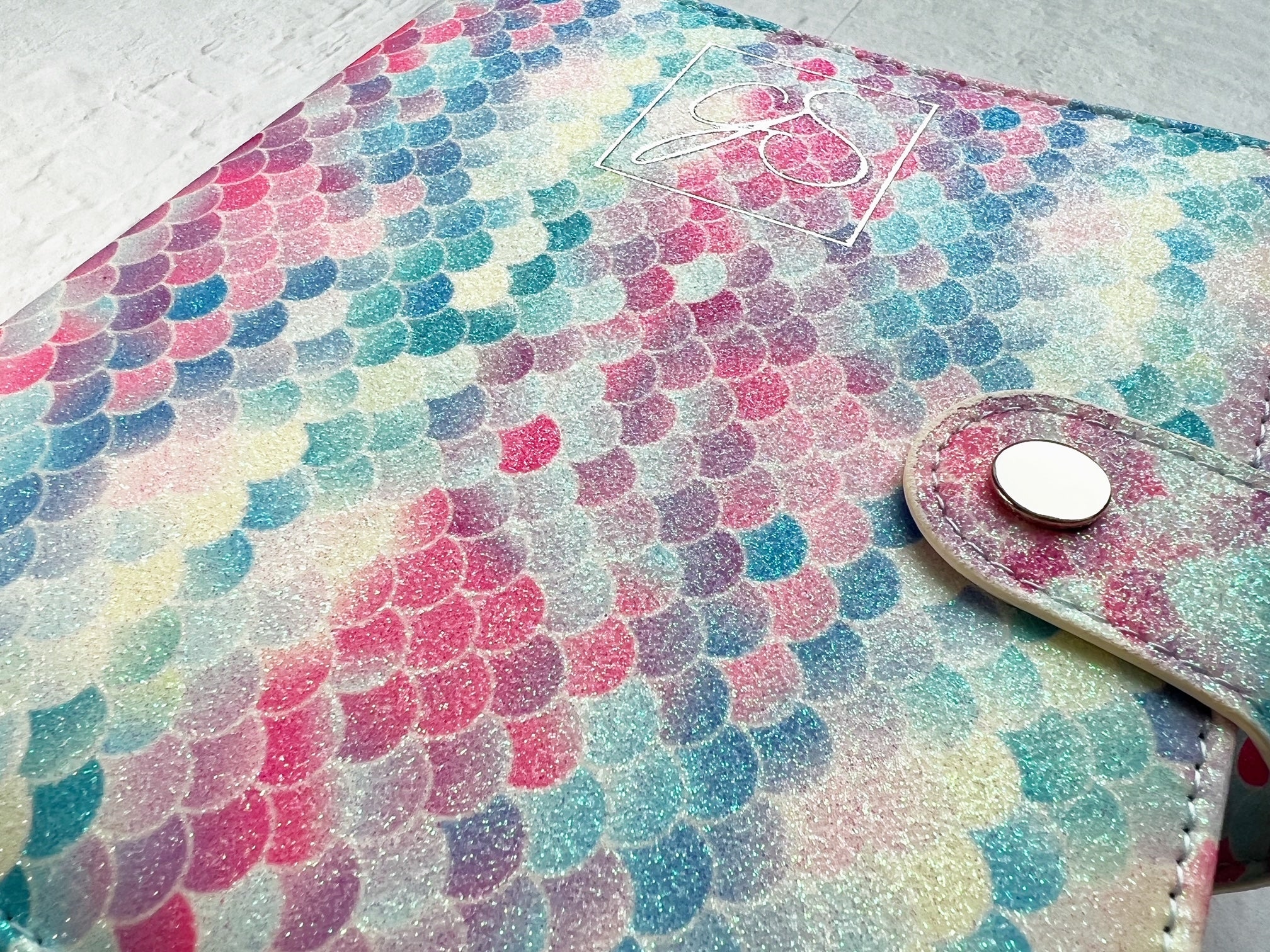Large (14x9) - Stamping Plate Storage Binder - Rainbow Mermaid