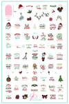 Sassy Christmas (CjSC-68) Steel Nail Art Stamping Plate
