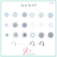 Silent Night (CjSC-56) Steel Nail Art Stamping Plate