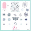 Silent Night (CjSC-56) Steel Nail Art Stamping Plate