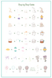 Silly Bunny (CjSH-87) Steel Nail Art Stamping Plate