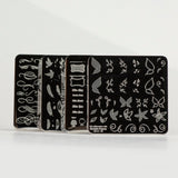 You Choose - 4 Steel Stamping Plates (Small) You Choose Small Plates 4 Clear Jelly Stamper 