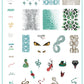 Snake (CjS-217) Steel Nail Art Layered Stamping Plate