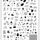 I Love Spain (CjSLC-61) Steel Stamping Plate 14 x 9 Clear Jelly Stamper 