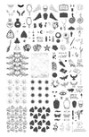 Spell Yeah (CjSLC-84) Steel Nail Art Stamping Plate