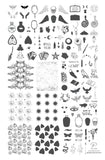 Spell Yeah (CjSLC-84) Steel Nail Art Stamping Plate