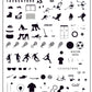 Sports Fans (CjS-91) Steel Nail Art Stamping Plate 14 x 9 Clear Jelly Stamper 