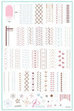Sweater Textures (CjS-218) Steel Nail Art Stamping Plate
