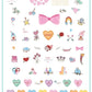 layered-nail-art-stamping-plate-inspo-card-showing-colourful-designs-of-candy-hearts-love-birds-arrows-words-for-nail-art