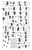 The Statue (CjS-250) Steel Nail Art Stamping Plate