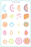 Water Marble (CjS-223) Steel Nail Art Stamping Plate